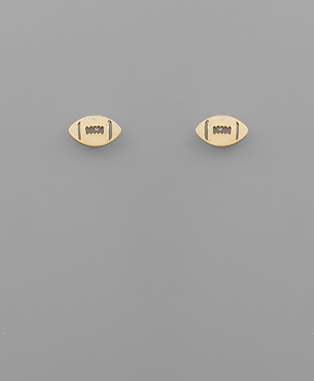 Football Stud Earrings