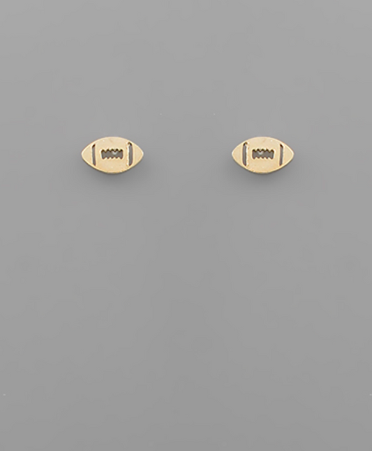 Football Stud Earrings