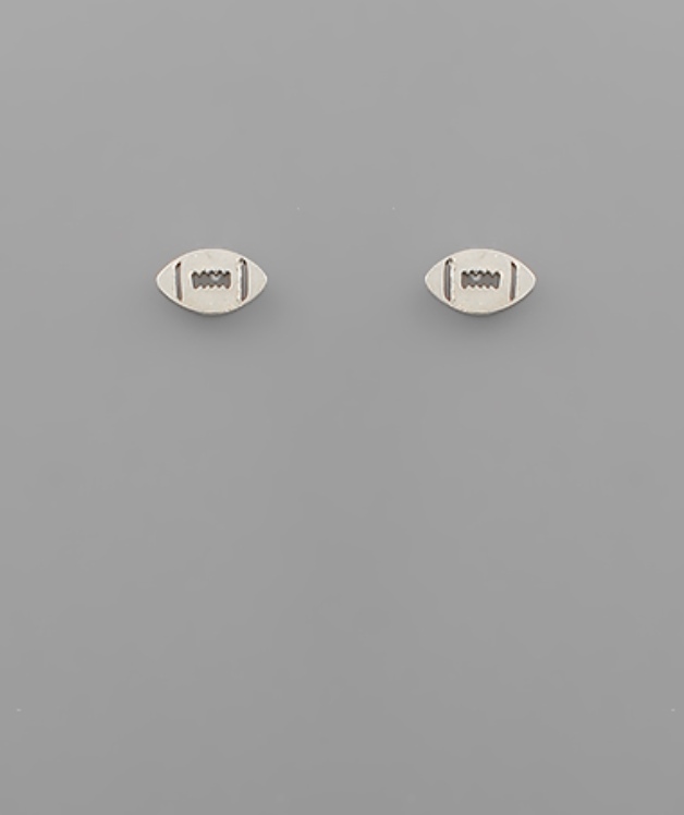 Football Stud Earrings