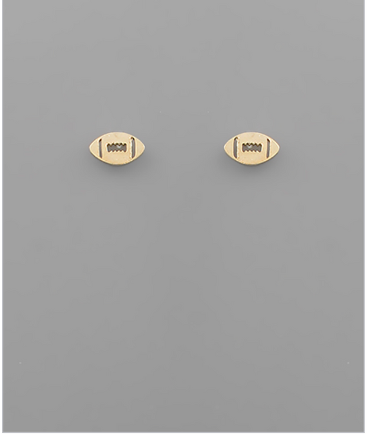 Football Stud Earrings