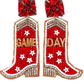 Red & White GAME DAY Boot Earrings!
