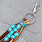 Turquoise Tassel Keychains