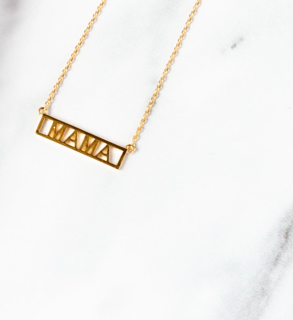 CALL IT OUT  BAR NECKLACE