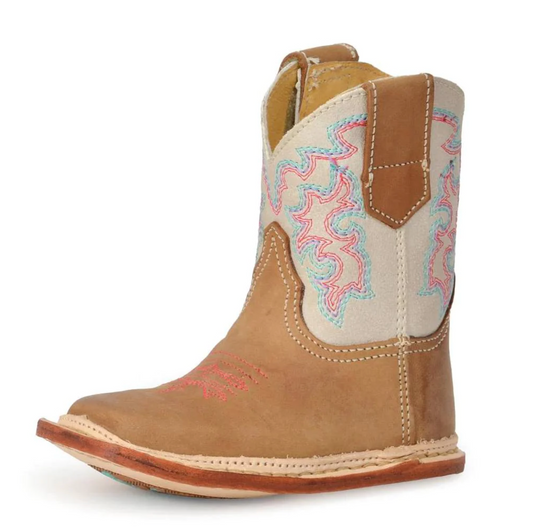 ROPER INFANT MACI BROWN OILY TAN LEATHER BOOT