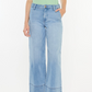 April's Cropped Wide Leg Jean