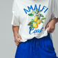 Linen Air Flow Relaxed Shorts