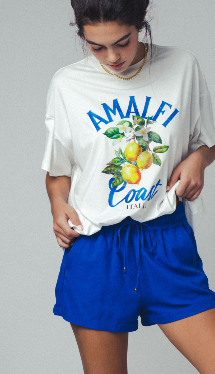 Linen Air Flow Relaxed Shorts
