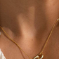 Danity Opal link Necklace