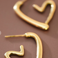 Broken H Earrings