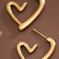 Broken H Earrings