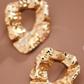 Melted Gold Earrings