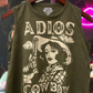 Adios Cowboy Muscle Crop Top
