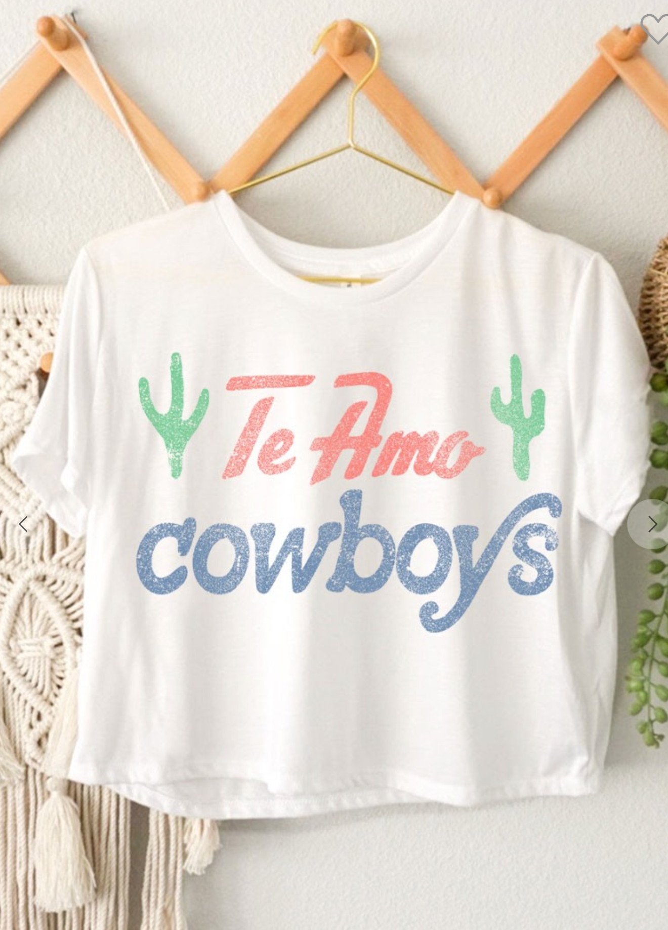 Te Ama Cowboys Graphic Crop Top