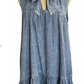 Denim Tier Sleeveless Dress