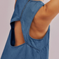 Denim Round Neck Sleeveless Mini Dress