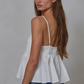 White Babydoll Cami Top