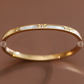 Golden Pearl Diamond Bangle