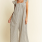 Doll Babe Stripe Sleeveless Jumpsuit