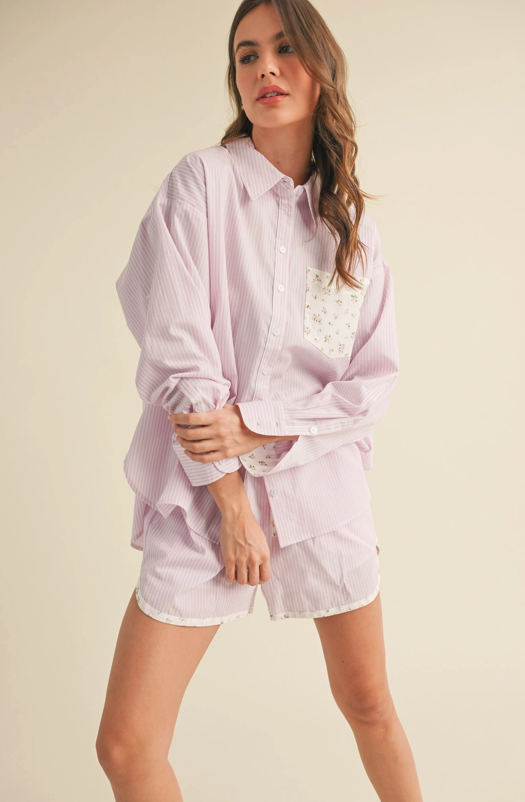 Summer Fling  Button-Up & Shorts