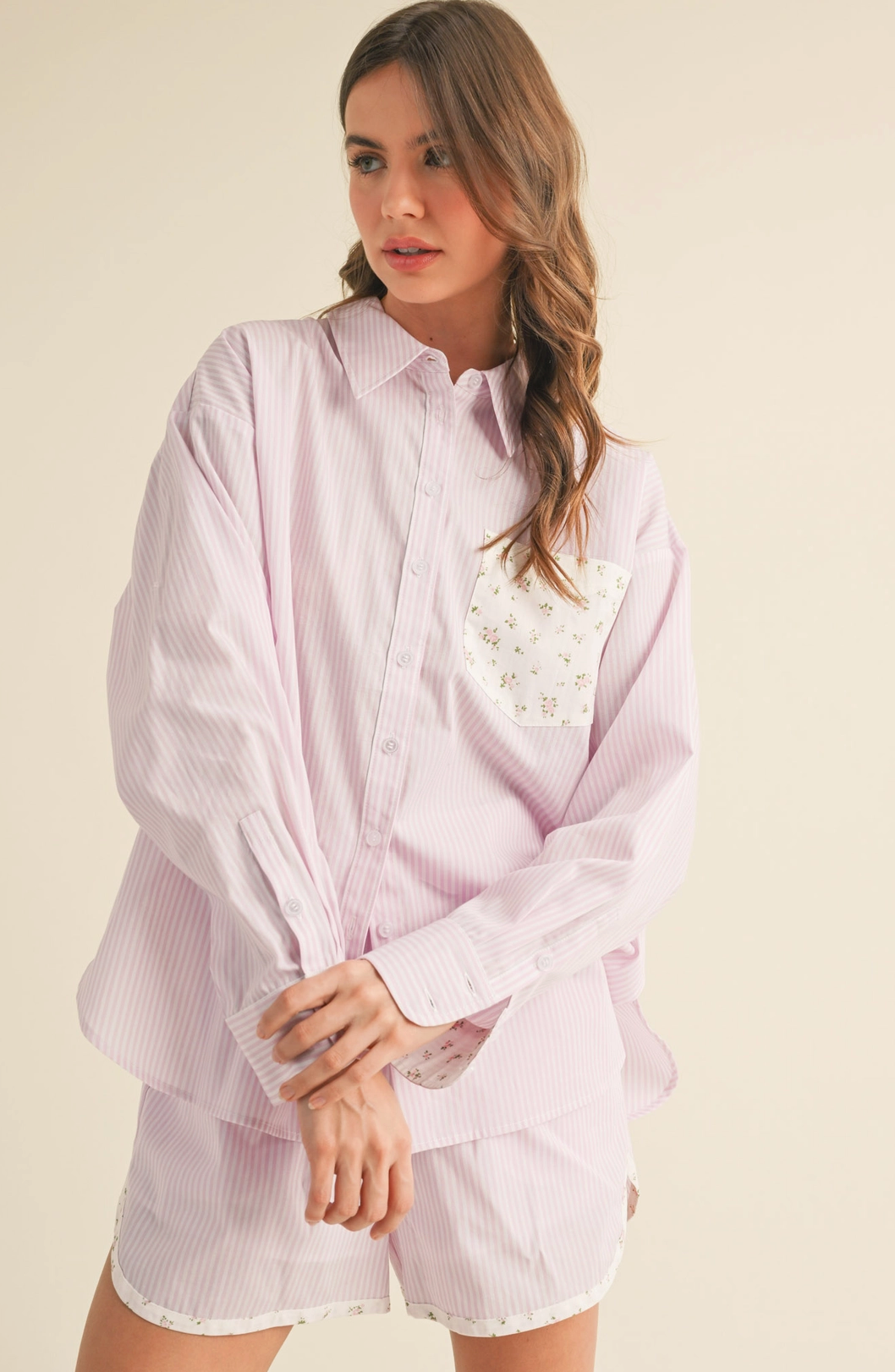 Summer Fling  Button-Up & Shorts