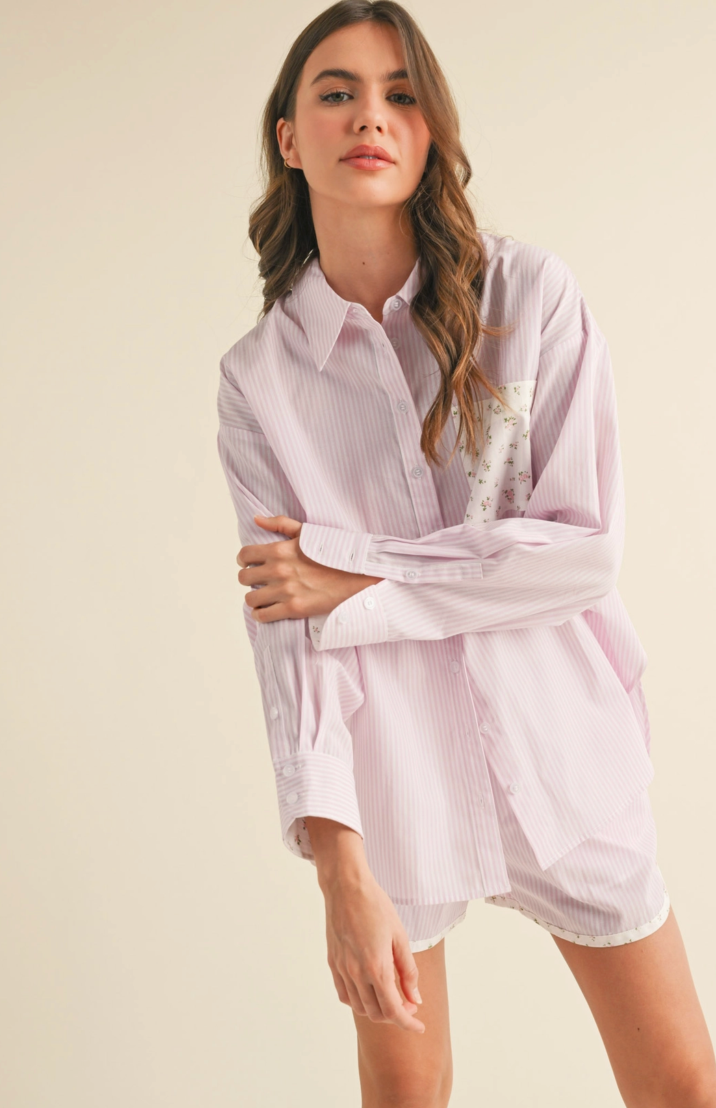 Summer Fling  Button-Up & Shorts
