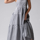 Striped Tiered Maxi Dress