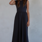 Sleeveless Open Back Wide Leg Jumpsuit