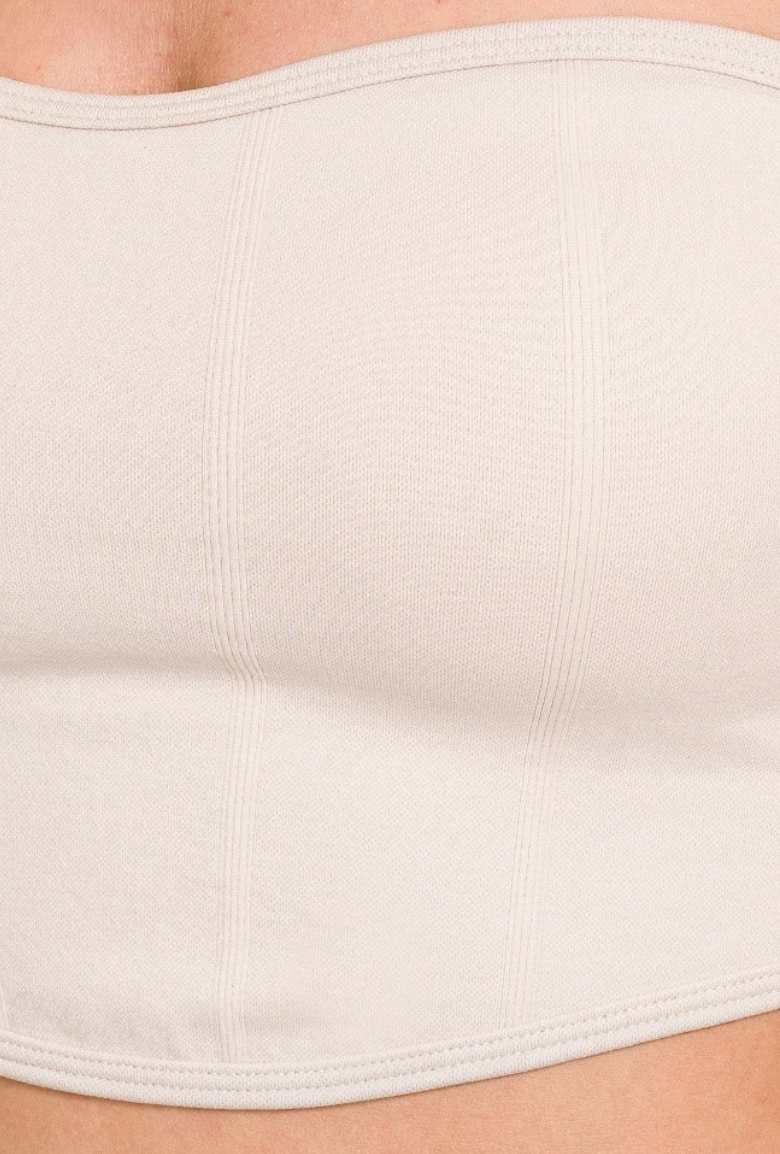 SEAMLESS TUBE TOP WITH BRA PAD