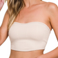 SEAMLESS TUBE TOP WITH BRA PAD