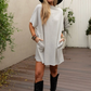 Laid Back Luxe Dress - Light Heather Gray