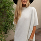 Laid Back Luxe Dress - Light Heather Gray
