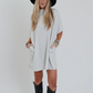 Laid Back Luxe Dress - Light Heather Gray