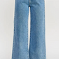 Plus High Rise Tummy Control Crop Wide Leg