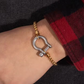 Horse Bit Carabiner2-Toned Bracelet