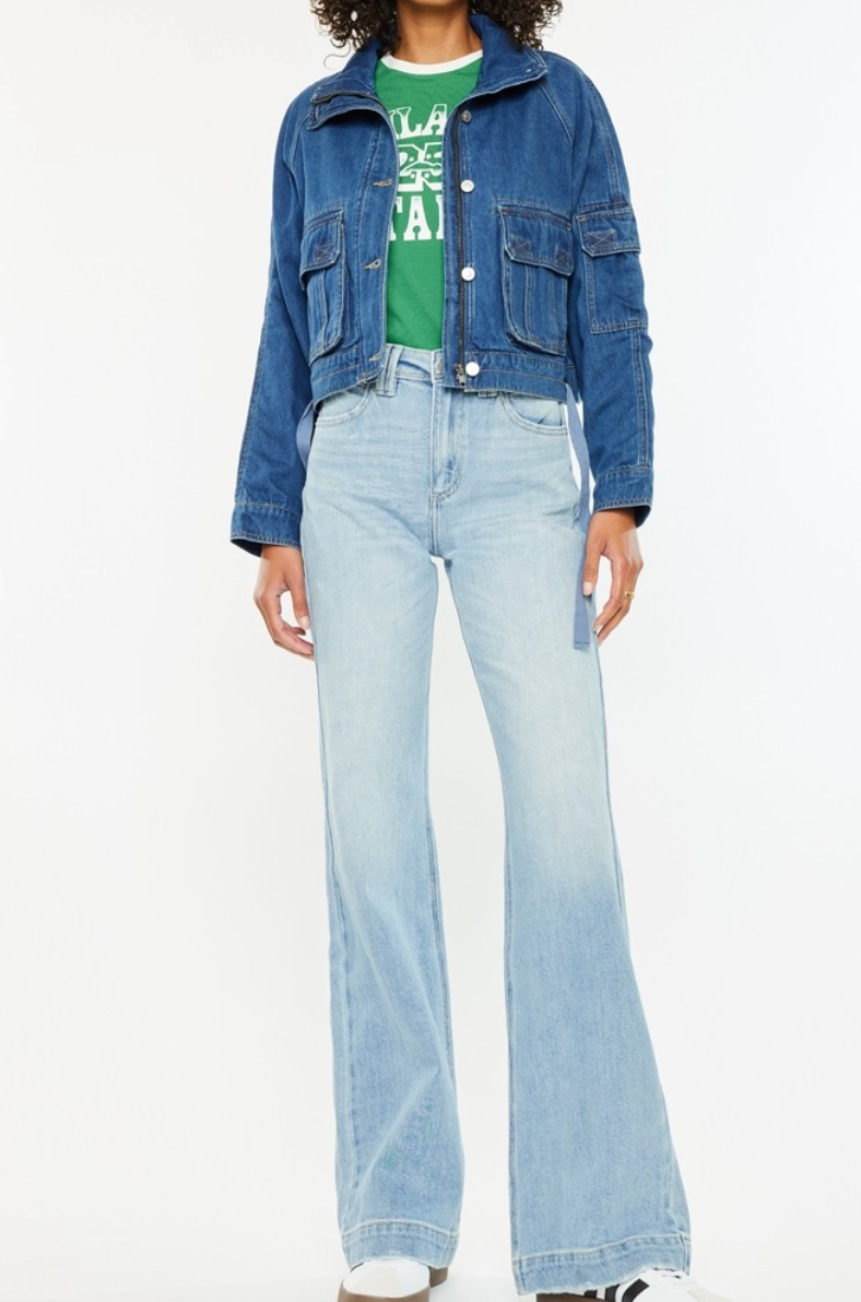 High Rise Flare Jeans