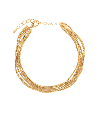 Snake Chain Multi Layered Bracelet