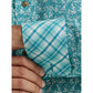 Wrangler Mens George Strait Button-Down Shirt - Teal 112338087