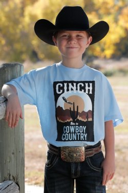 Cinch Cowboy Country T shirt (Boys)