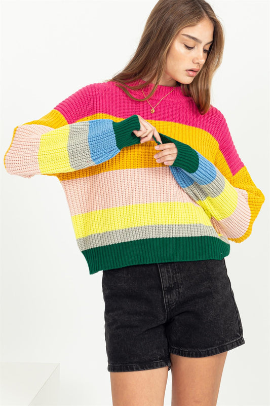 Abby (Multi Colored Sweater)