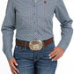 WOMEN'S BUTTON-DOWN WESTERN SHIRT - LIGHT BLUE MSW9165037