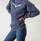 Ladies Vintage Crew/ Sweatshirt Kimes Navy