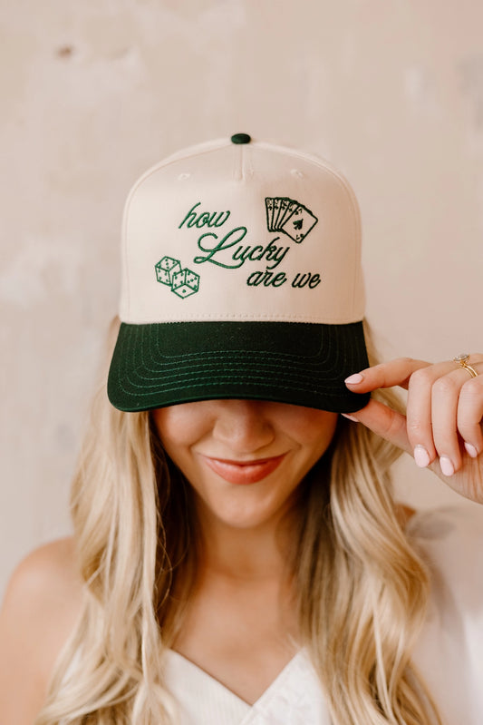 How Lucky Are We Trucker Hat