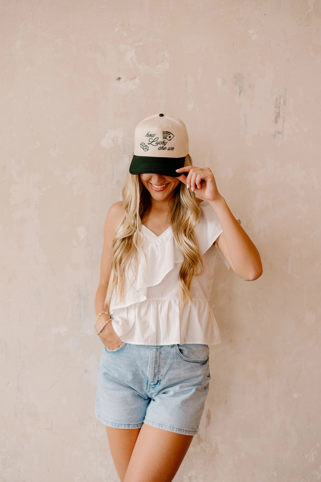 How Lucky Are We Trucker Hat