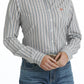 Women's Cinch ArenaFlex Button-Down Western Shirt - White/Light Blue MSW9163021