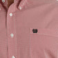 Men's Cinch Geometric Print Short Sleeve Button-Down Western Shirt - Red/White MTW1111449