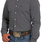 Cinch Mens Modern Fit Western Shirt Button-Down - Navy MTW1347083