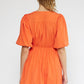 Oakley Ann (Orange Bubble Dress)