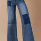 Peyton (Relaxed Wide Leg Patchwork Jean)