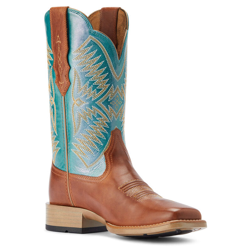 Odessa StretchFit Western Boot / Turquoise