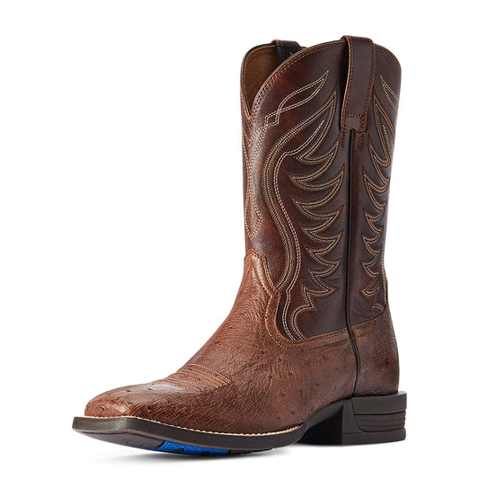 Ariat Men's Reckoning Boots Dark Tabac Smooth Quill Ost. / Nut Brown